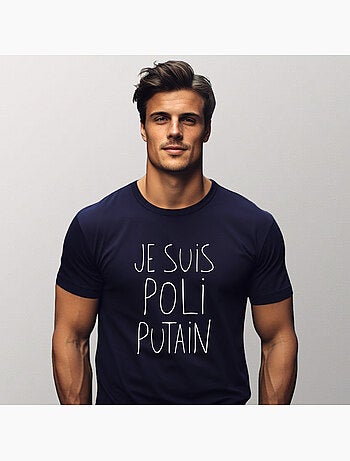 T-shirt man - je suis poli