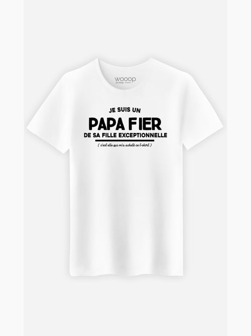 T-shirt Man - JE SUIS UN PAPA FIER - Kiabi T-shirt Man - JE SUIS UN PAPA FIER - Kiabi