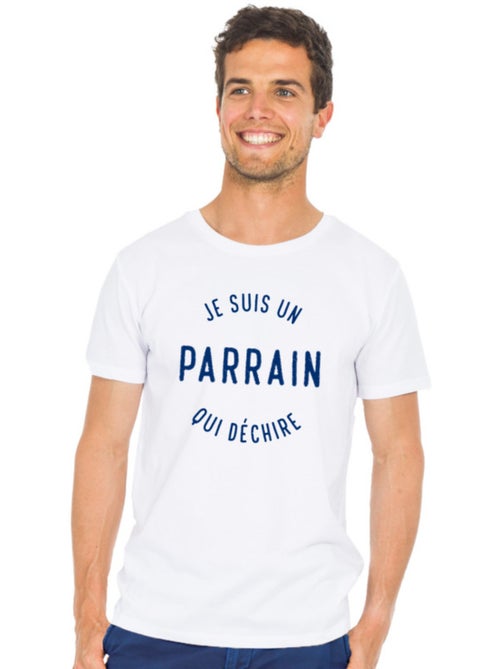 T-shirt Man - JE SUIS UN PARRAIN QUI DÉCHIRE 2 MPT - Kiabi T-shirt Man - JE SUIS UN PARRAIN QUI DÉCHIRE 2 MPT - Kiabi