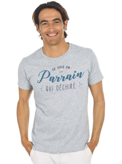 T-shirt Man - JE SUIS UN PARRAIN QUI DÉCHIRE - Kiabi T-shirt Man - JE SUIS UN PARRAIN QUI DÉCHIRE - Kiabi