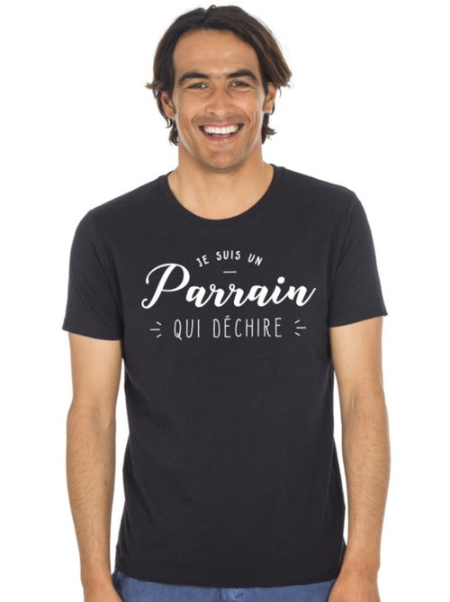 T-shirt Man - JE SUIS UN PARRAIN QUI DÉCHIRE - Kiabi T-shirt Man - JE SUIS UN PARRAIN QUI DÉCHIRE - Kiabi