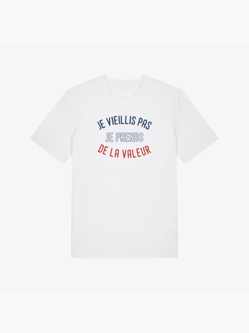 T-shirt Man - JE VIEILLIS PAS JE PRENDS DE LA VALEUR ENKR - Kiabi