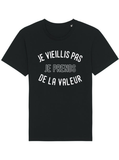 T-shirt Man - JE VIEILLIS PAS JE PRENDS DE LA VALEUR ENKR - Kiabi