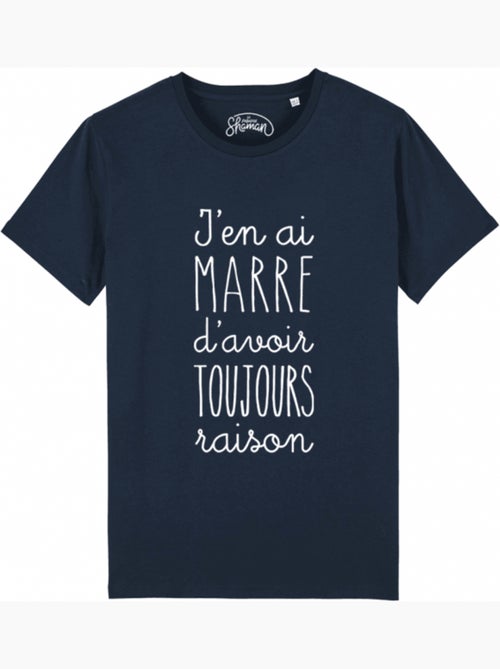 T-shirt Man - J'EN AI MARRE D'AVOIR TOUJOURS RAISON - Kiabi T-shirt Man - J'EN AI MARRE D'AVOIR TOUJOURS RAISON - Kiabi