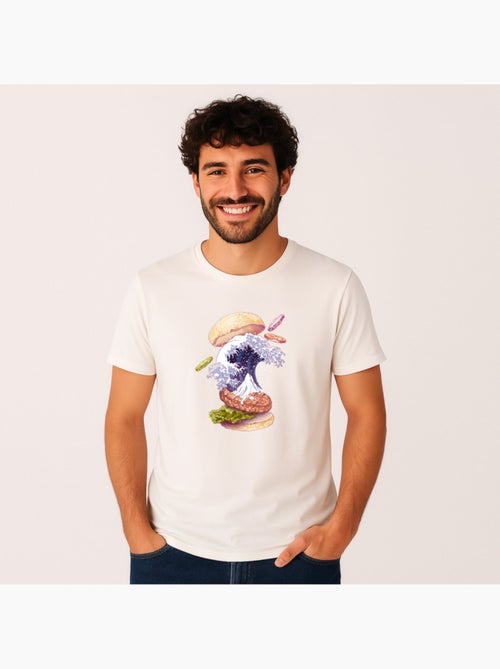 T-shirt Man - KANAGAWA BURGER - Kiabi