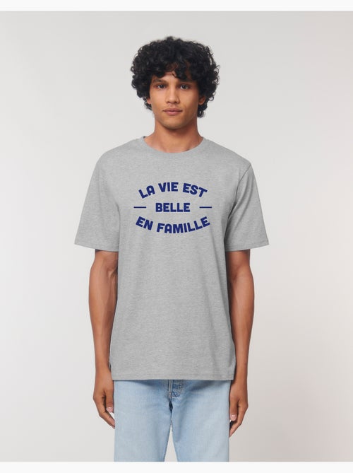 T-shirt Man - LA VIE EST BELLE EN FAMILLE 2 FACE - Kiabi T-shirt Man - LA VIE EST BELLE EN FAMILLE 2 FACE - Kiabi