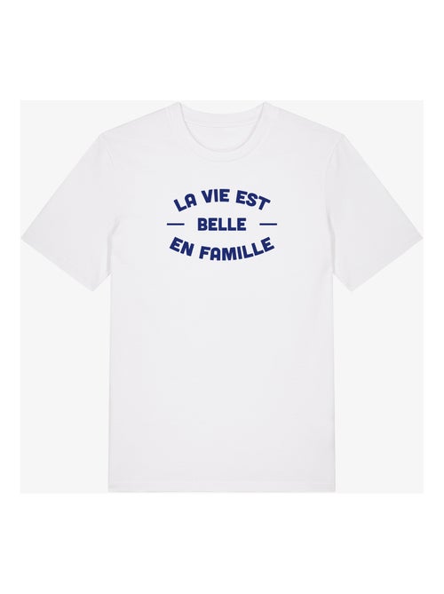 T-shirt Man - LA VIE EST BELLE EN FAMILLE 2 FACE - Kiabi T-shirt Man - LA VIE EST BELLE EN FAMILLE 2 FACE - Kiabi