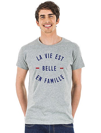 T-shirt Man - LA VIE EST BELLE EN FAMILLE