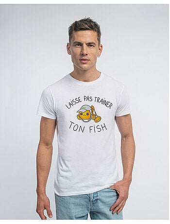 T-shirt Man - LAISSE PAS TRAINER TON FISH