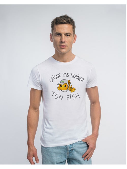 T-shirt Man - LAISSE PAS TRAINER TON FISH - Kiabi T-shirt Man - LAISSE PAS TRAINER TON FISH - Kiabi