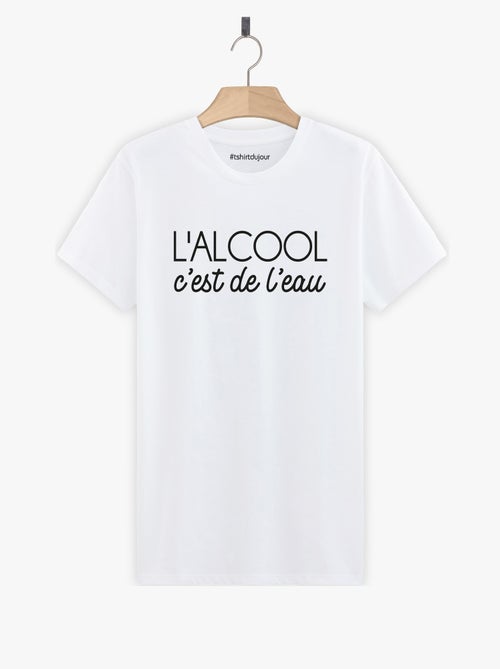 T-shirt Man - L'ALCOOL C'EST DE L'EAU - Kiabi T-shirt Man - L'ALCOOL C'EST DE L'EAU - Kiabi