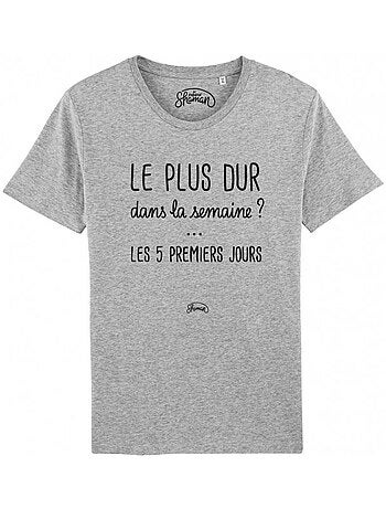 T-shirt Man - LE PLUS DUR DANS LA SEMAINE