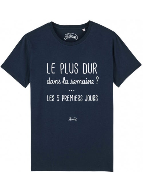 T-shirt Man - LE PLUS DUR DANS LA SEMAINE - Kiabi T-shirt Man - LE PLUS DUR DANS LA SEMAINE - Kiabi