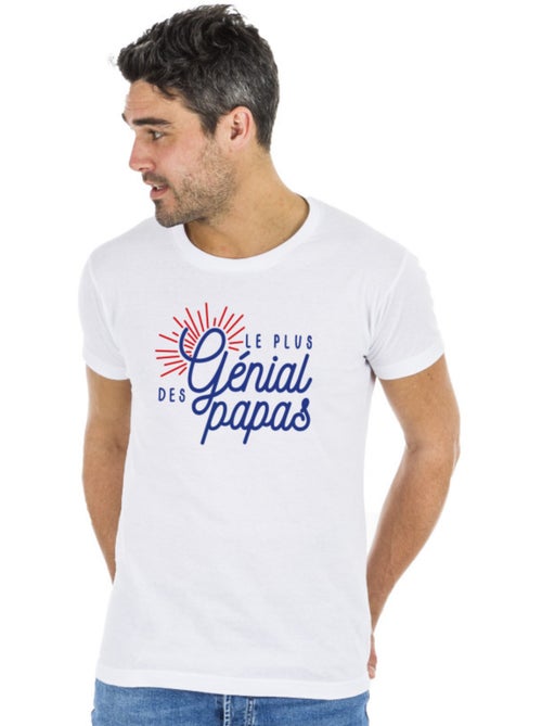 T-shirt Man - LE PLUS GÉNIAL DES PAPAS - Kiabi T-shirt Man - LE PLUS GÉNIAL DES PAPAS - Kiabi