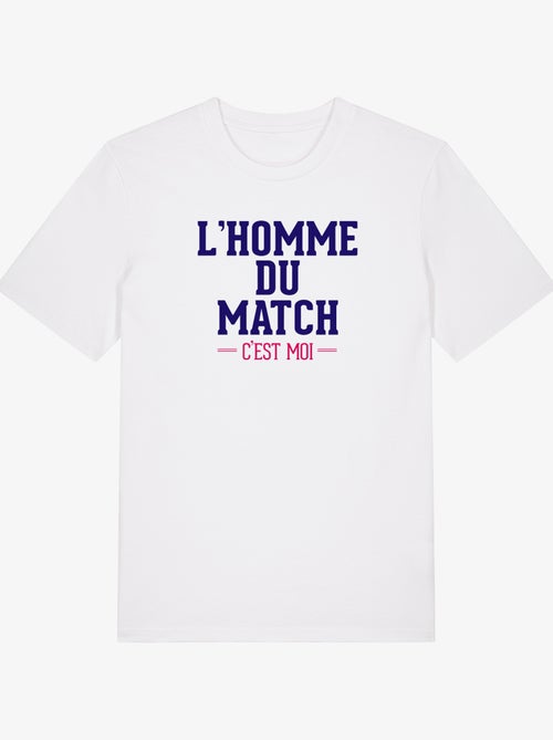 T-shirt Man - L'HOMME DU MATCH C'EST MOI - Kiabi T-shirt Man - L'HOMME DU MATCH C'EST MOI - Kiabi