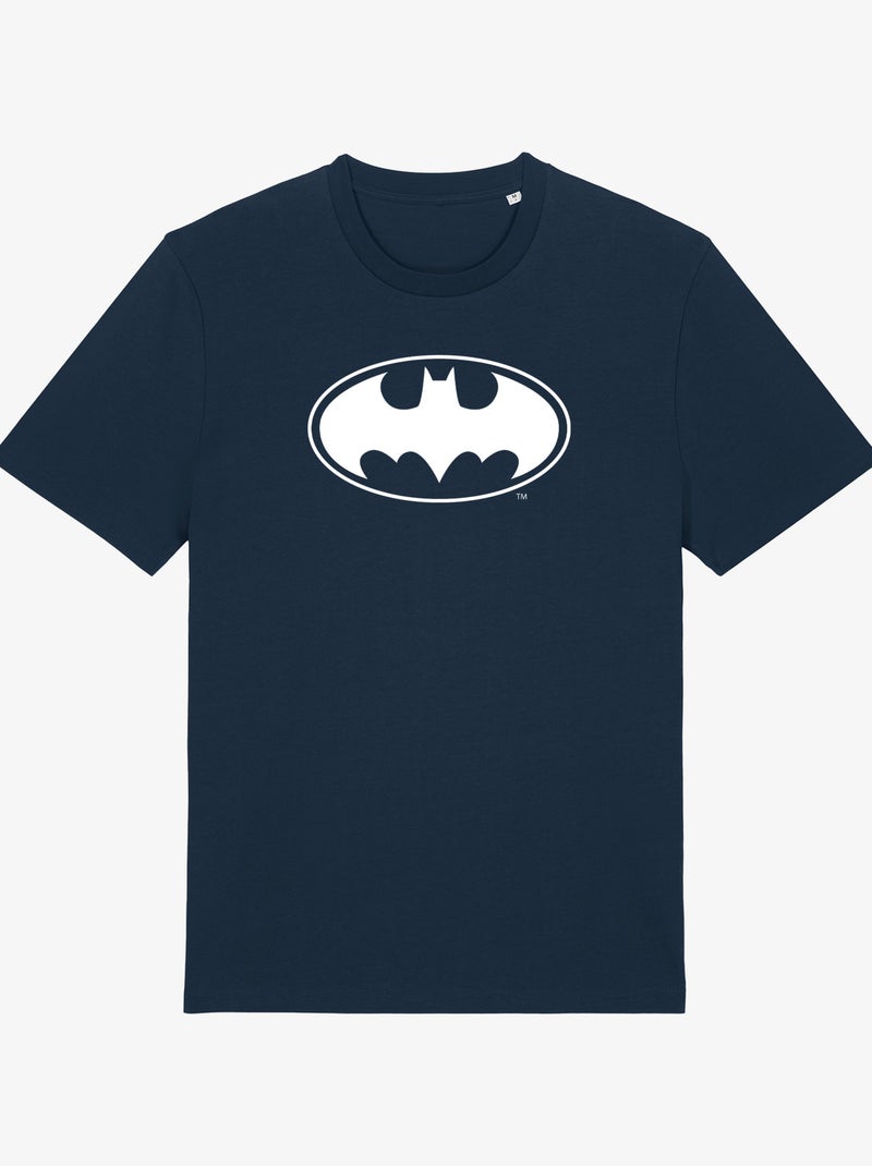 T-shirt Man - LOGO BATMAN WHITE Marineblauw - Kiabi