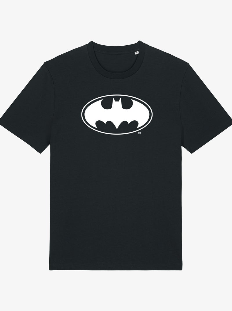 T-shirt Man - LOGO BATMAN WHITE Zwart - Kiabi