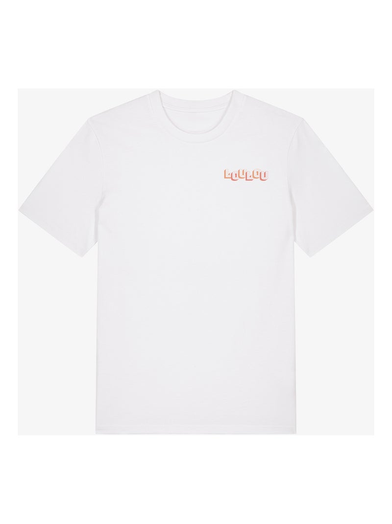 T-shirt Man - LOULOU COEUR Wit - Kiabi