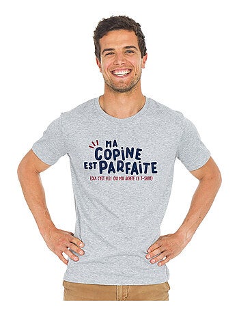 T-shirt Man - MA COPINE EST PARFAITE (OUI C'EST ELLE QUI M'A ACHETÉ CE T-shirt Man -)