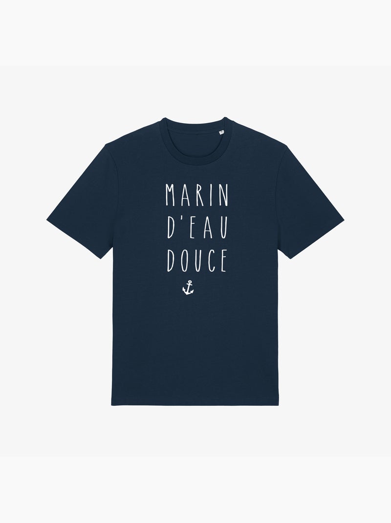 T-shirt Man - MARIN D'EAU DOUCE Marineblauw - Kiabi