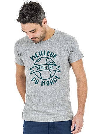 T-shirt Man - MEILLEUR BEAU PÈRE DU MONDE