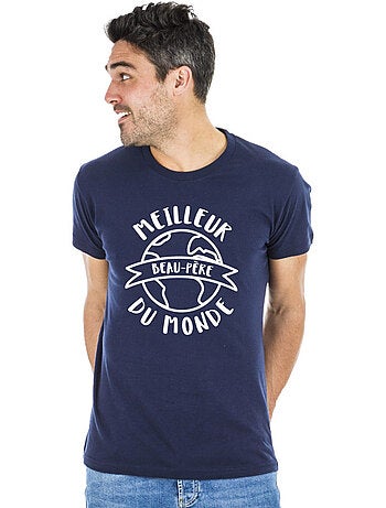 T-shirt Man - MEILLEUR BEAU PÈRE DU MONDE