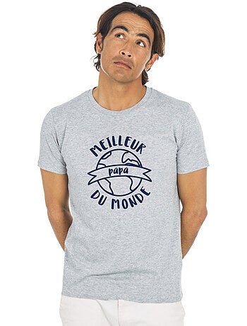 T-shirt Man - MEILLEUR PAPA DU MONDE