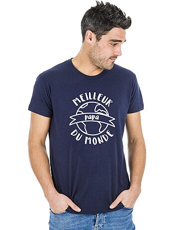 T-shirt Man - MEILLEUR PAPA DU MONDE