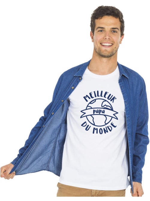 T-shirt Man - MEILLEUR PAPA DU MONDE - Kiabi T-shirt Man - MEILLEUR PAPA DU MONDE - Kiabi