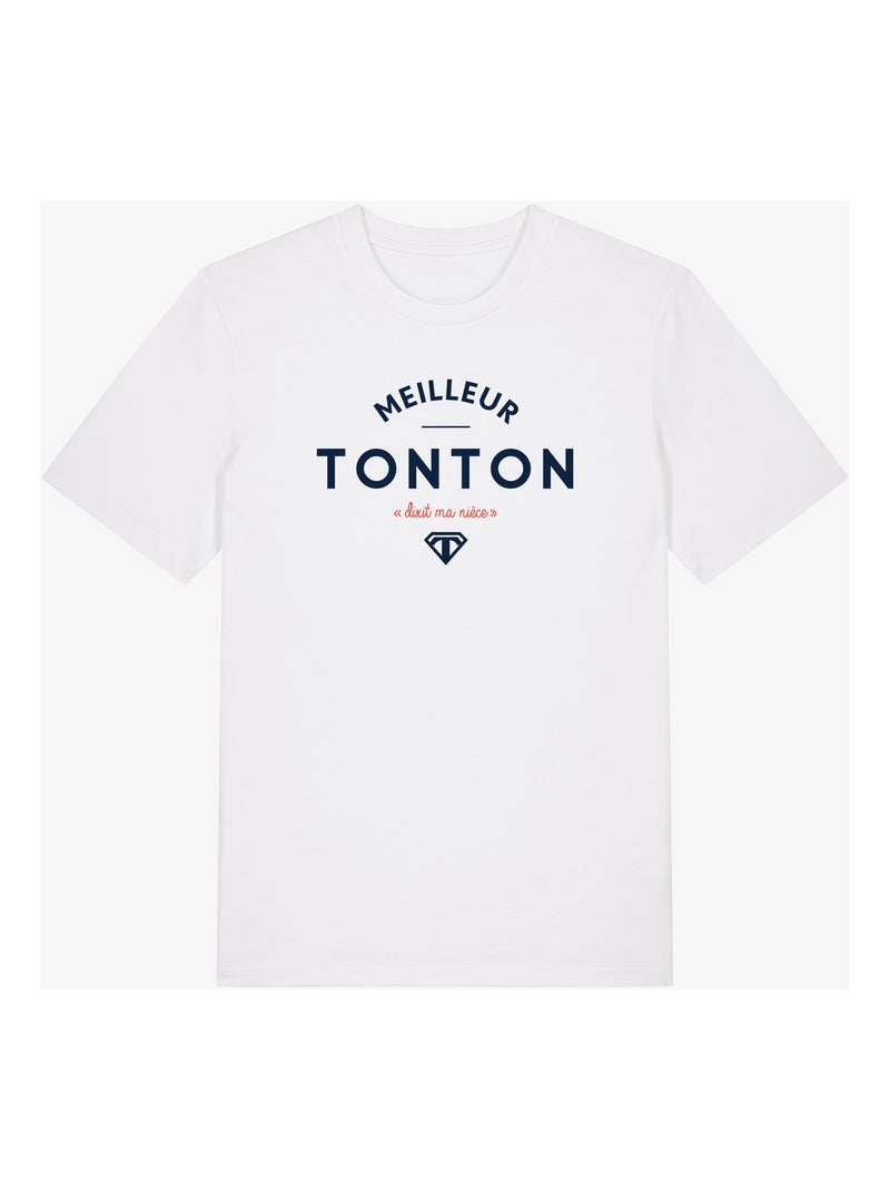 T-shirt Man - MEILLEUR TONTON DIXIT MA NIECE Wit - Kiabi