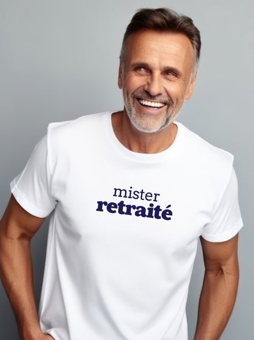 T-shirt Man - MISTER RETRAITÉ - Kiabi T-shirt Man - MISTER RETRAITÉ - Kiabi