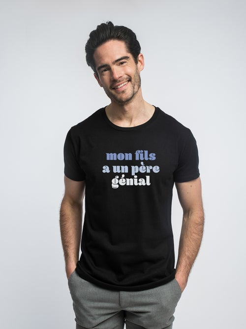 T-shirt Man - MON FILS A UN PÈRE GÉNIAL - Kiabi T-shirt Man - MON FILS A UN PÈRE GÉNIAL - Kiabi