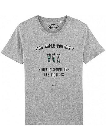 T-shirt Man - MON SUPER-POUVOIR? FAIRE DISPARAITRE LES MOJITOS