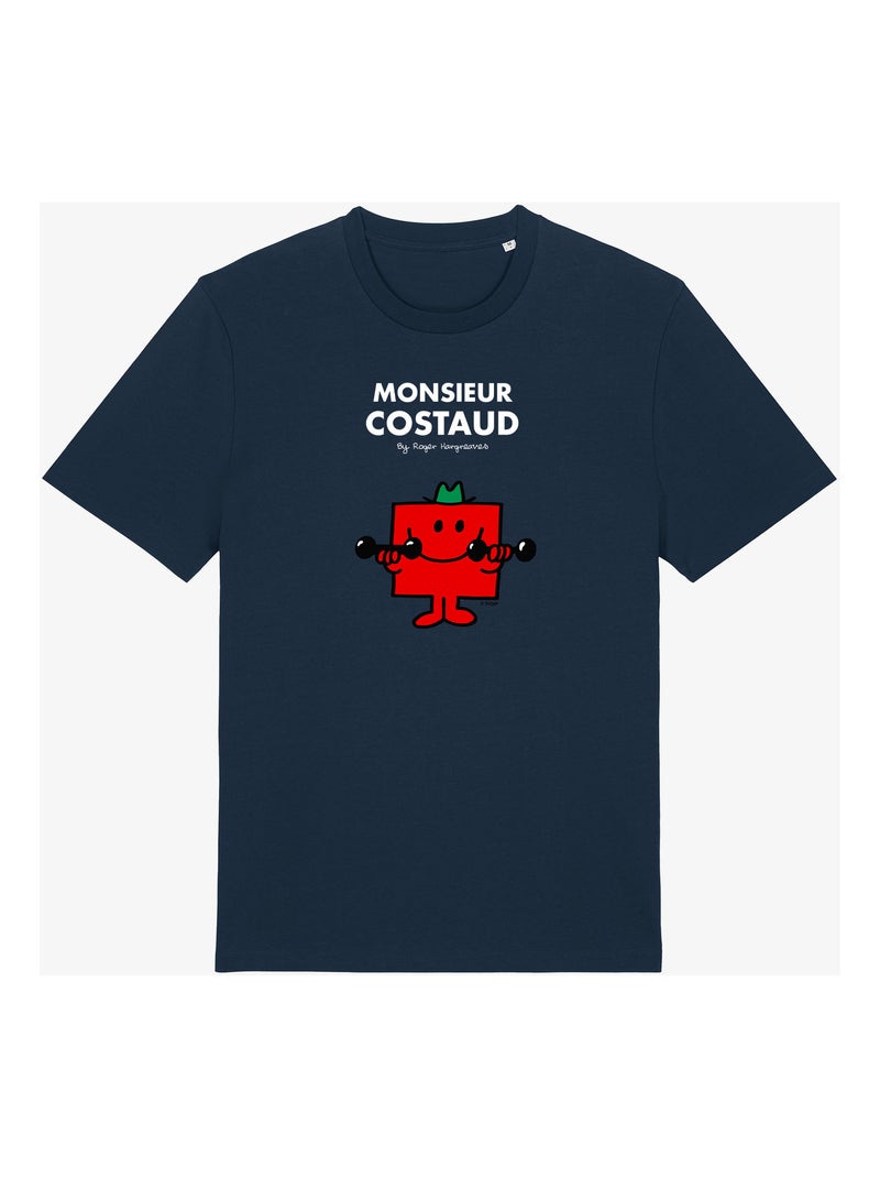 T-shirt Man - MONSIEUR COSTAUD Marineblauw - Kiabi