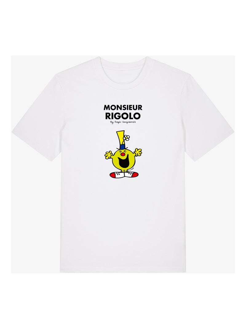 T-shirt Man - MONSIEUR RIGOLO Wit - Kiabi