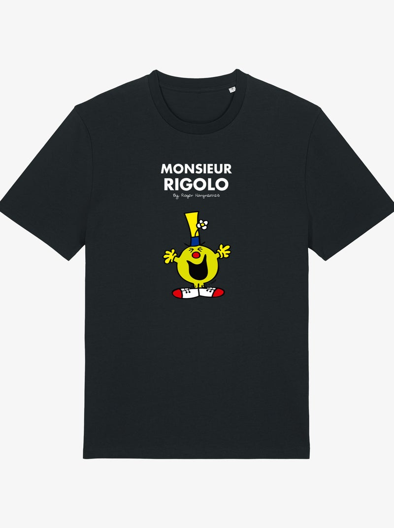 T-shirt Man - MONSIEUR RIGOLO Zwart - Kiabi