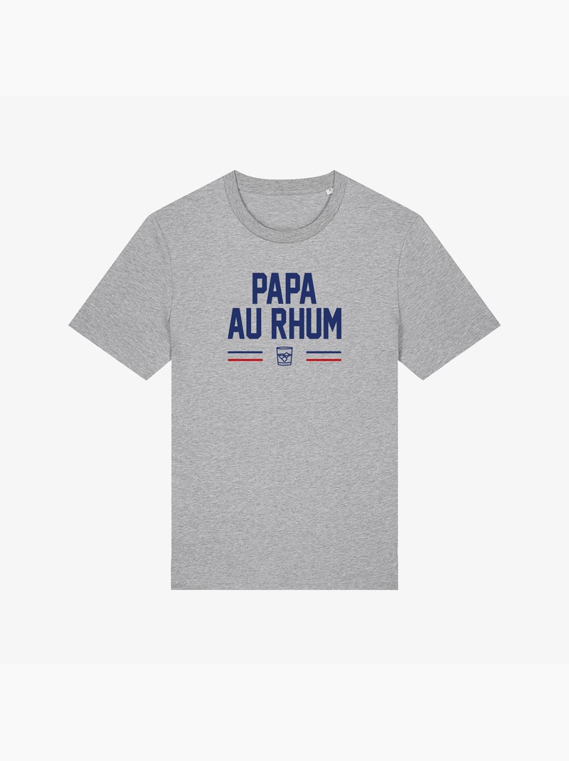 T-shirt Man - PAPA AU RHUM Gemêleerd grijs - Kiabi