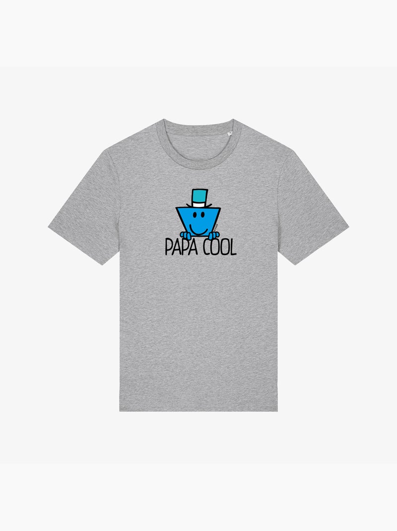 T-shirt Man - PAPA COOL Gemêleerd grijs - Kiabi