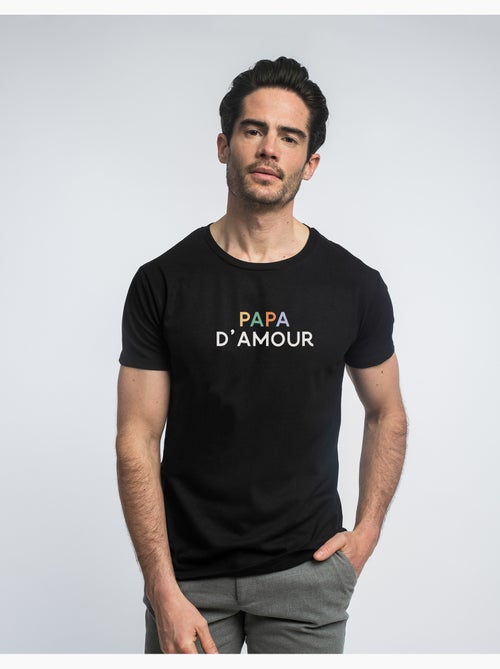 T-shirt Man - PAPA D'AMOUR COLORÉ - Kiabi T-shirt Man - PAPA D'AMOUR COLORÉ - Kiabi