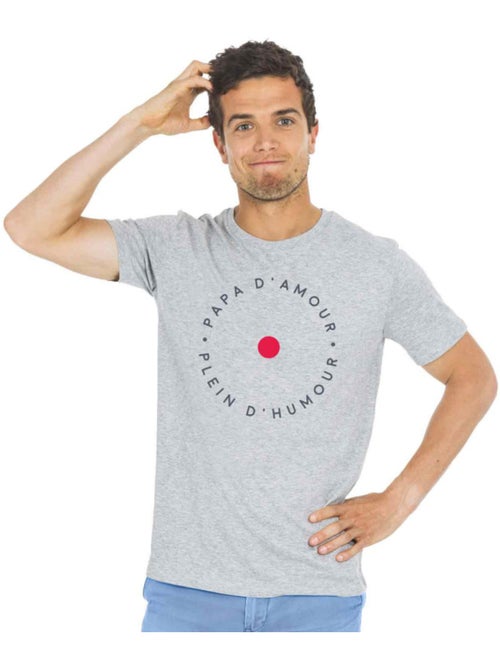 T-shirt Man - PAPA D'AMOUR PLEINS D'HUMOUR - Kiabi T-shirt Man - PAPA D'AMOUR PLEINS D'HUMOUR - Kiabi
