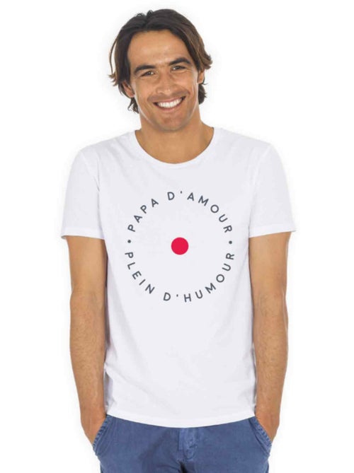 T-shirt Man - PAPA D'AMOUR PLEINS D'HUMOUR - Kiabi T-shirt Man - PAPA D'AMOUR PLEINS D'HUMOUR - Kiabi