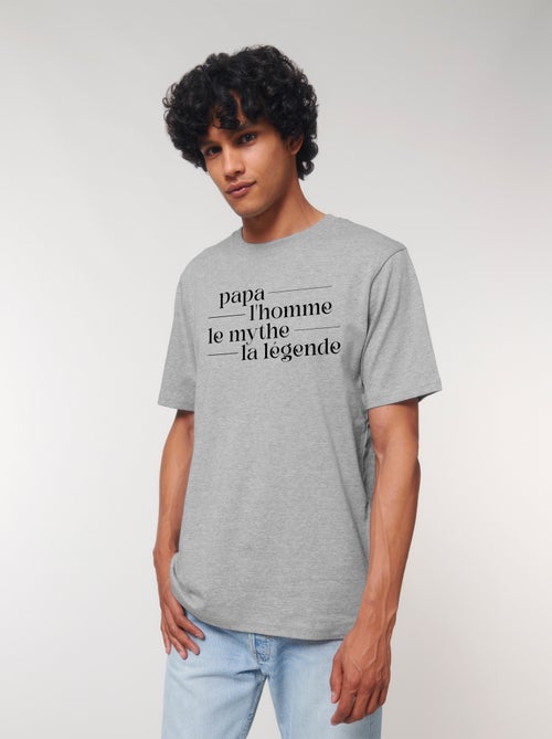 T-shirt Man - PAPA MYTHE LEGENDE - Kiabi T-shirt Man - PAPA MYTHE LEGENDE - Kiabi