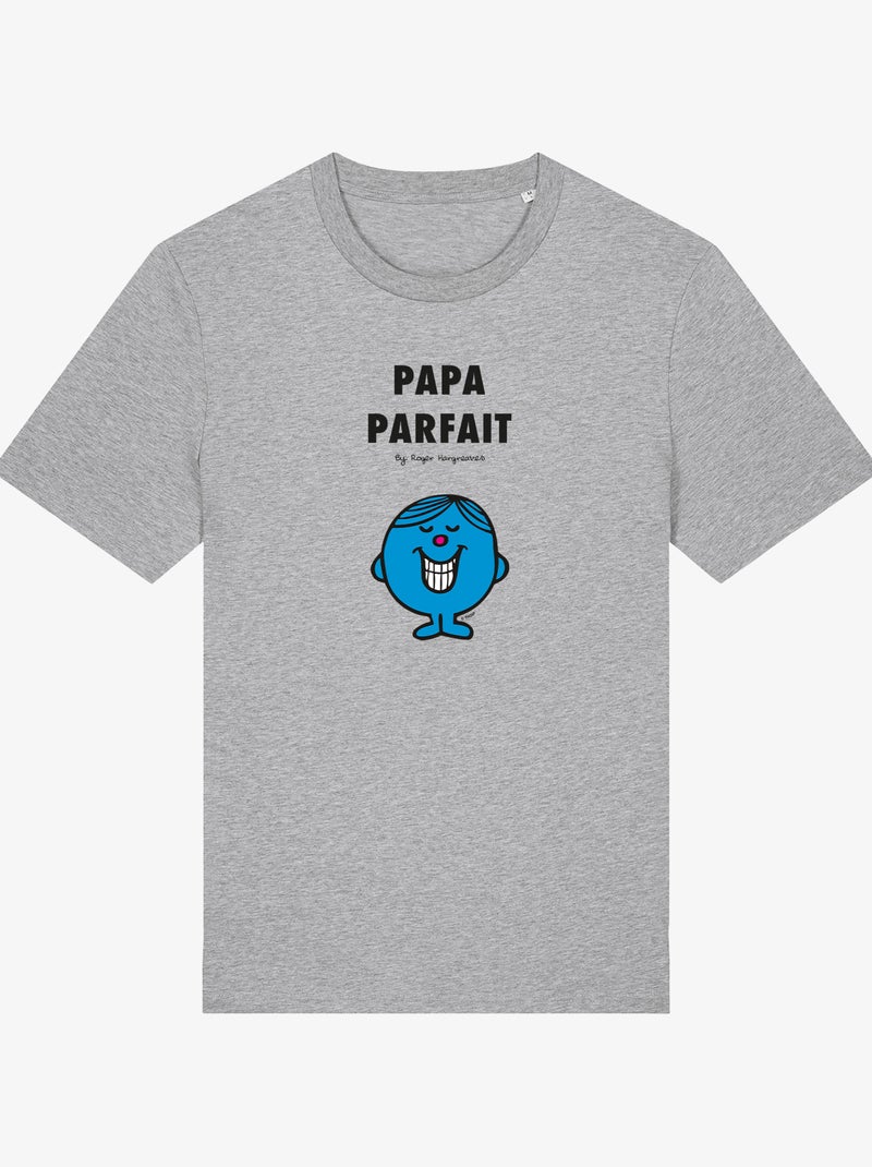T-shirt Man - PAPA PARFAIT 2 Gemêleerd grijs - Kiabi