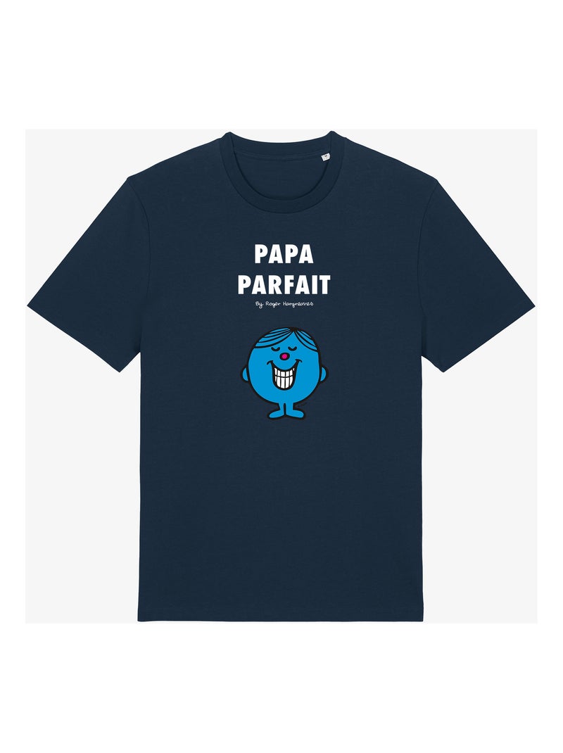 T-shirt Man - PAPA PARFAIT 2 Marineblauw - Kiabi