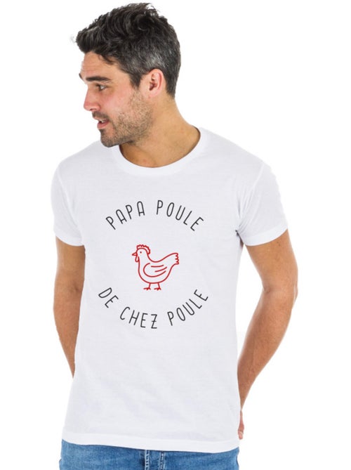T-shirt Man - PAPA POULE DE CHEZ POULE - Kiabi T-shirt Man - PAPA POULE DE CHEZ POULE - Kiabi