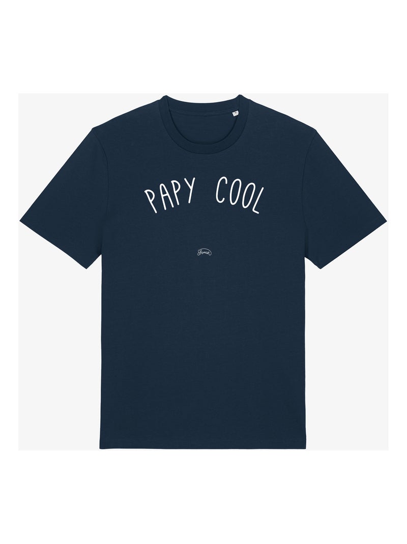 T-shirt Man - PAPY COOL Marineblauw - Kiabi