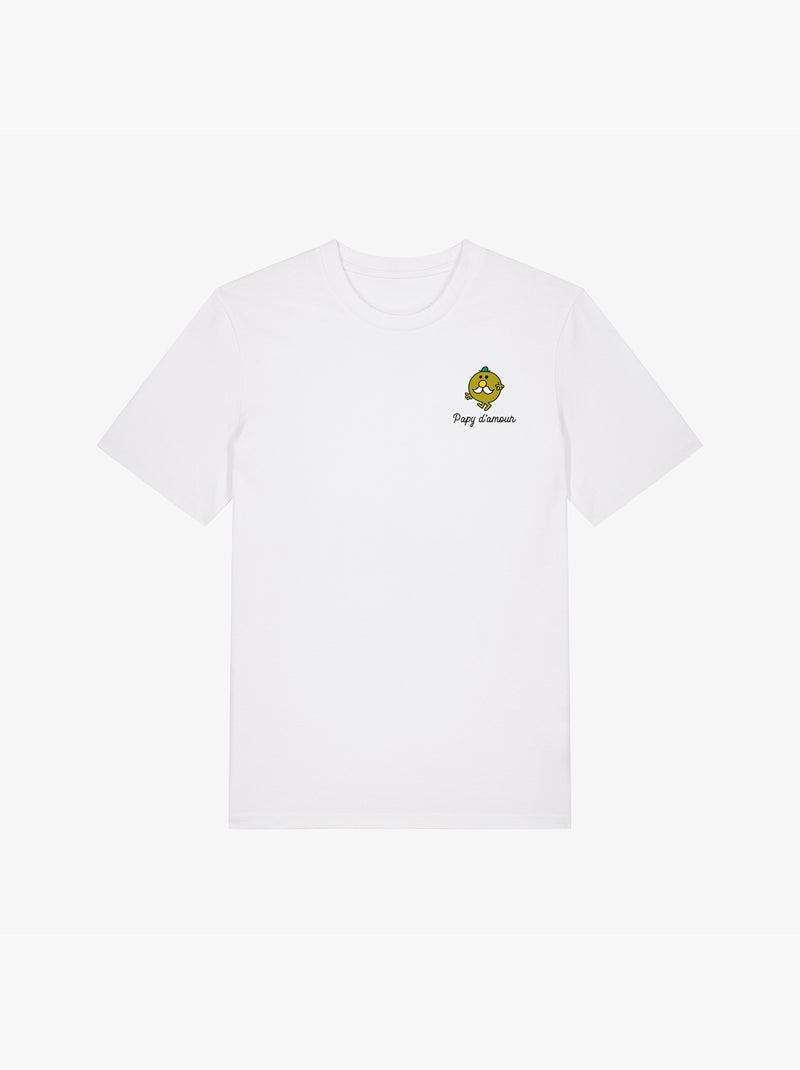 T-shirt Man - PAPY D AMOUR COEUR Wit - Kiabi