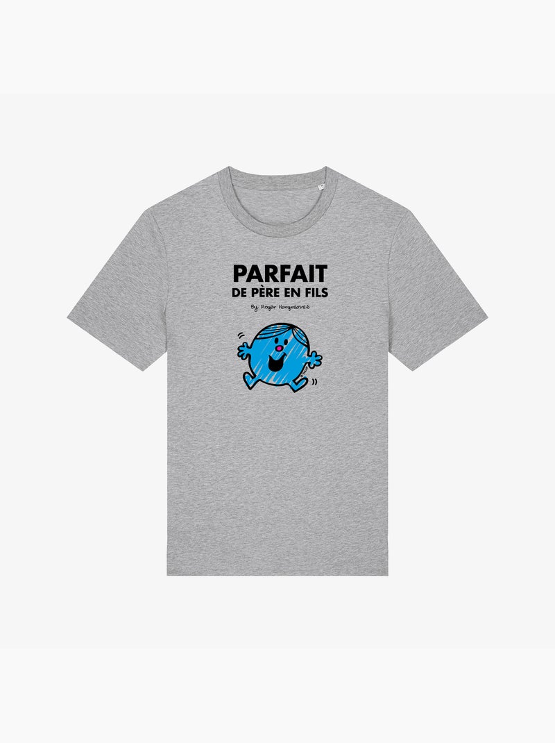 T-shirt Man - PARFAIT DE PÈRE EN FILS Gemêleerd grijs - Kiabi