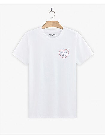 T-shirt Man - PARRAIN ADORE - CŒUR