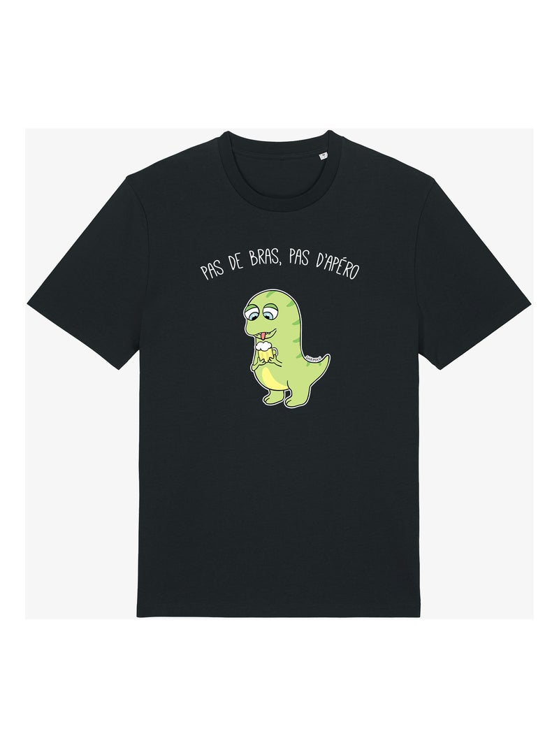 T-shirt Man - PAS DE BRAS PAS D APERO Zwart - Kiabi